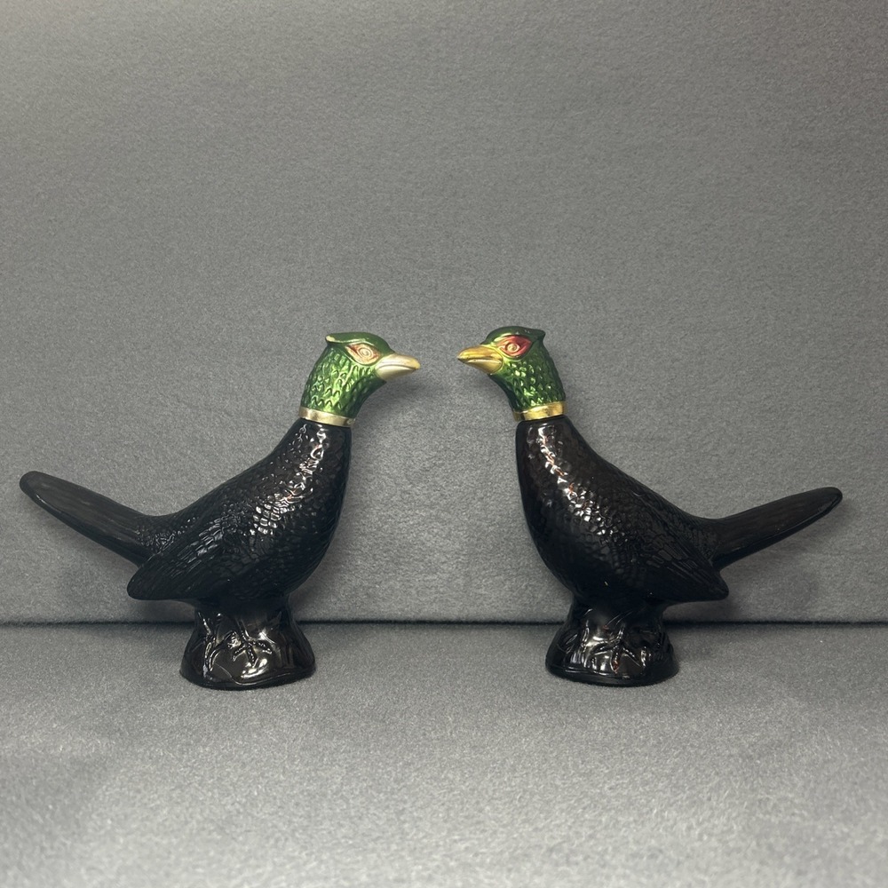 Vintage Avon Pheasant Leather After Shave Decanter Empty‎ Bottle Still Fragrant